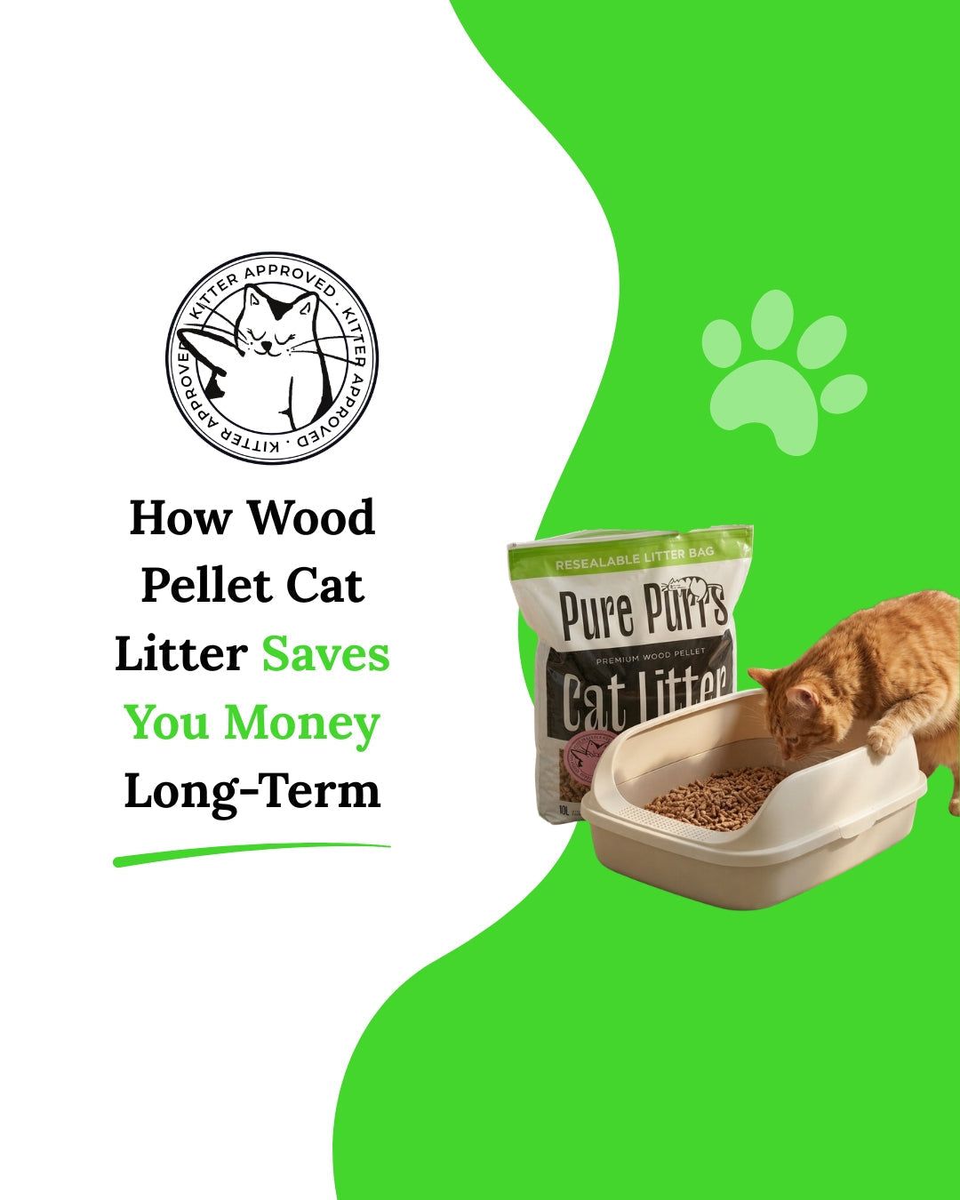 How Wood Pellet Cat Litter Saves You Money Long-Term