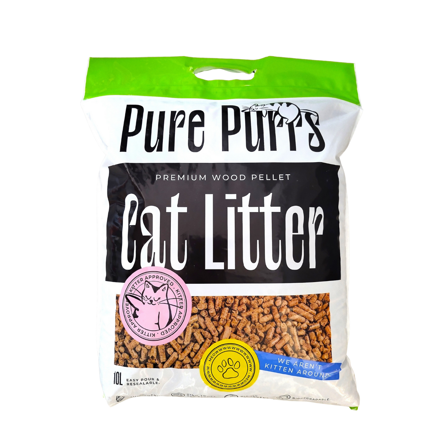 Pure Purrs - Wood Pellet Cat Litter