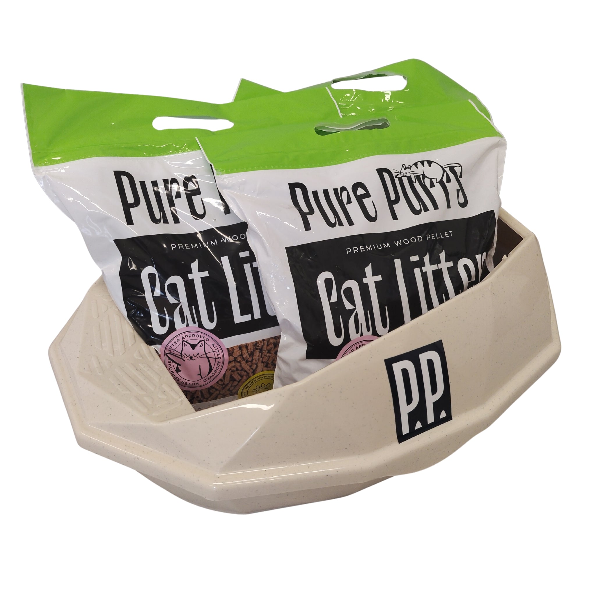 Tray and Cat Litter Bundle - 3x5L Bags