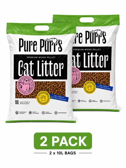 Pure Purrs - Wood Pellet Cat Litter