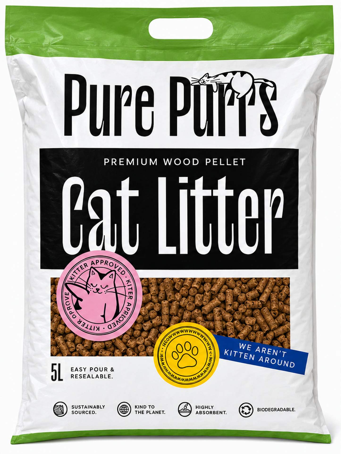 Pure Purrs - Wood Pellet Cat Litter