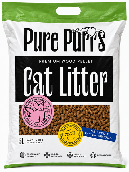 Pure Purrs - Wood Pellet Cat Litter