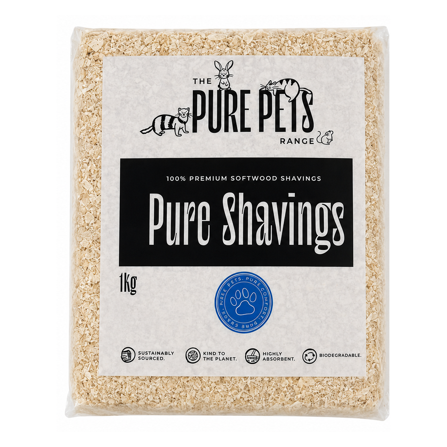 Pure Shavings - Small Pet Wood Shavings